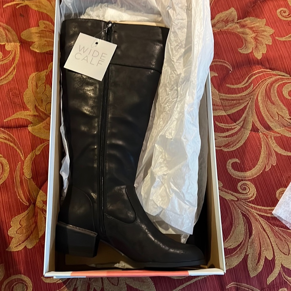 Ladies SOUL Naturalizer Wide Calf Black Boots